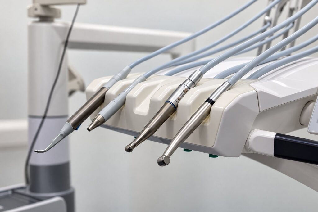 Instrumental rotatorio del gabinete dental